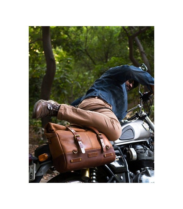 TRIP MACHINE OUTLAW SADDLEBAG VINTAGE TAN