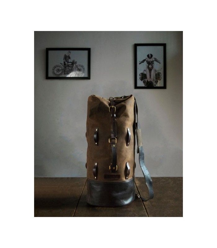 TRIP MACHINE MILITARY DUFFEL marron