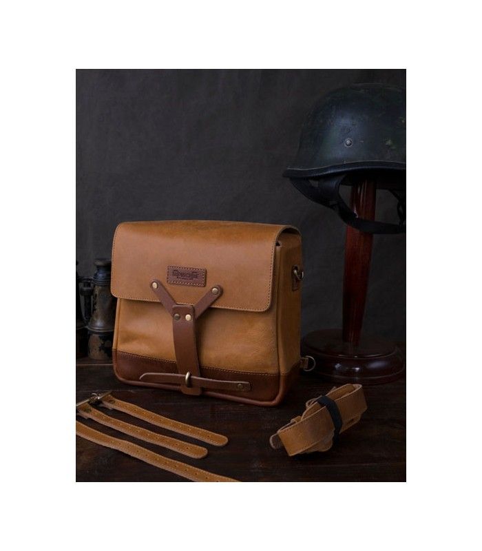 TRIP MACHINE MESSENGER BAG tan