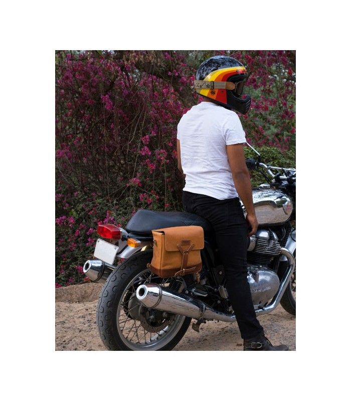 TRIP MACHINE MESSENGER BAG tan
