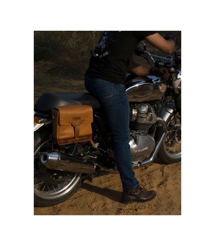TRIP MACHINE MESSENGER BAG tan