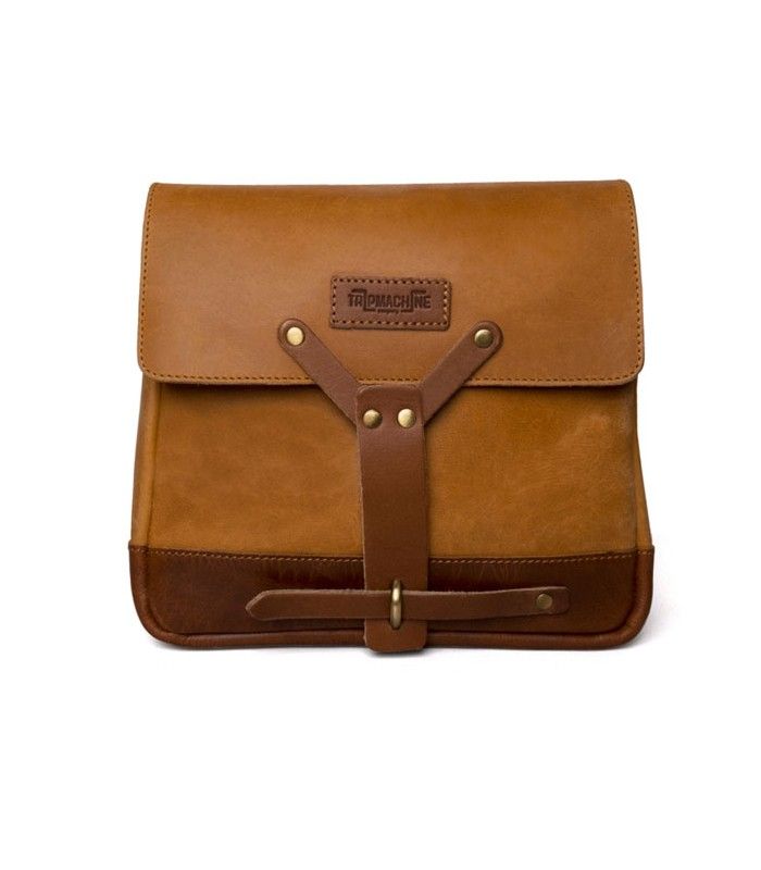 TRIP MACHINE MESSENGER BAG tan