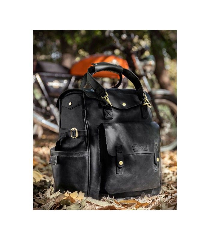 TRIP MACHINE OUTLANDER SADDLEBAG black