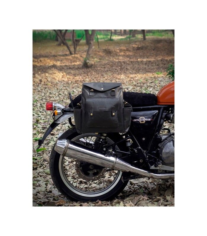TRIP MACHINE OUTLANDER SADDLEBAG black