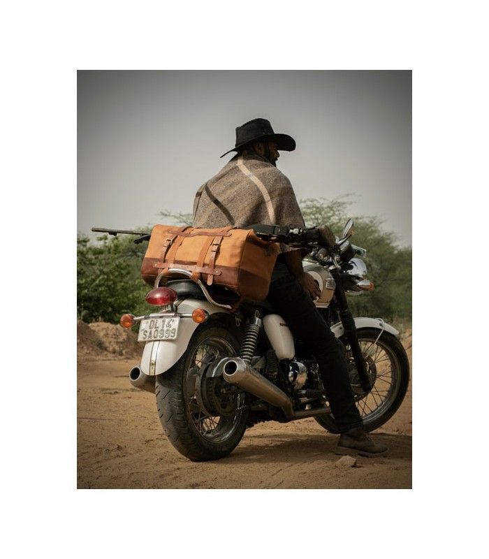 TRIP MACHINE OUTLAW DUFFEL BAG vintage tan