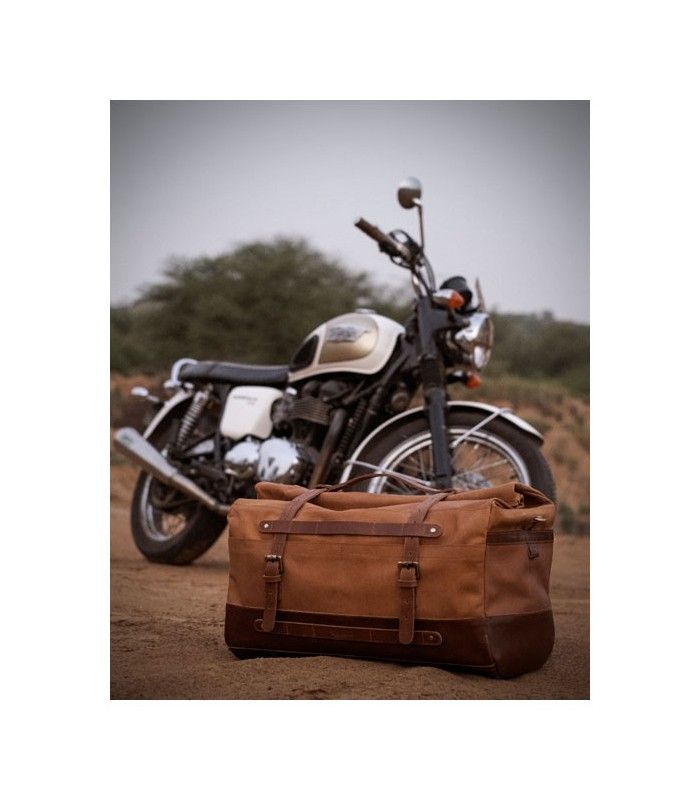 TRIP MACHINE OUTLAW DUFFEL BAG vintage tan