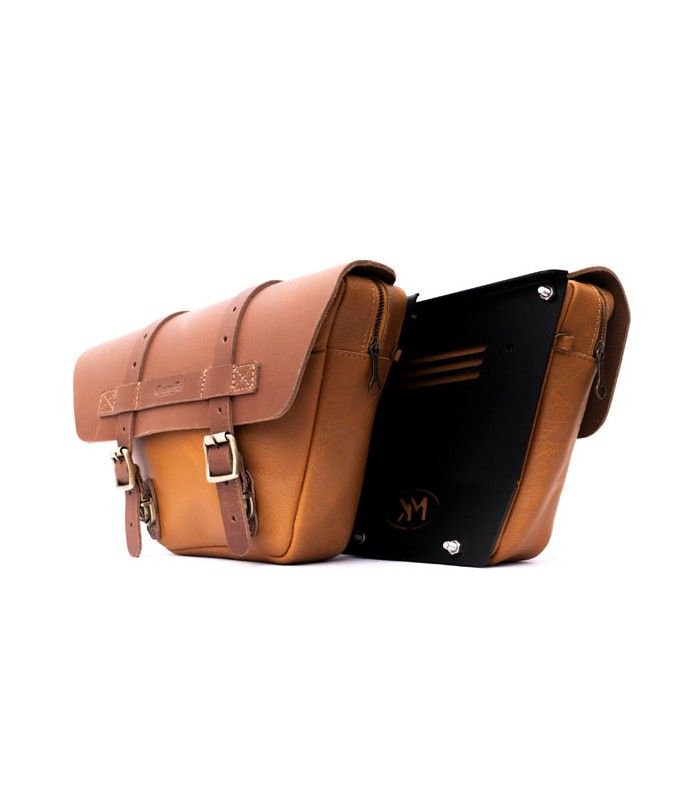 TRIP MACHINE WINGMAN BAG PAIR VINTAGE TAN