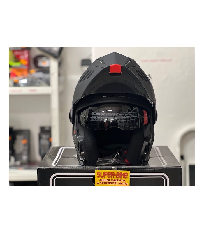 Simpson Darksome carbon flip up helmet