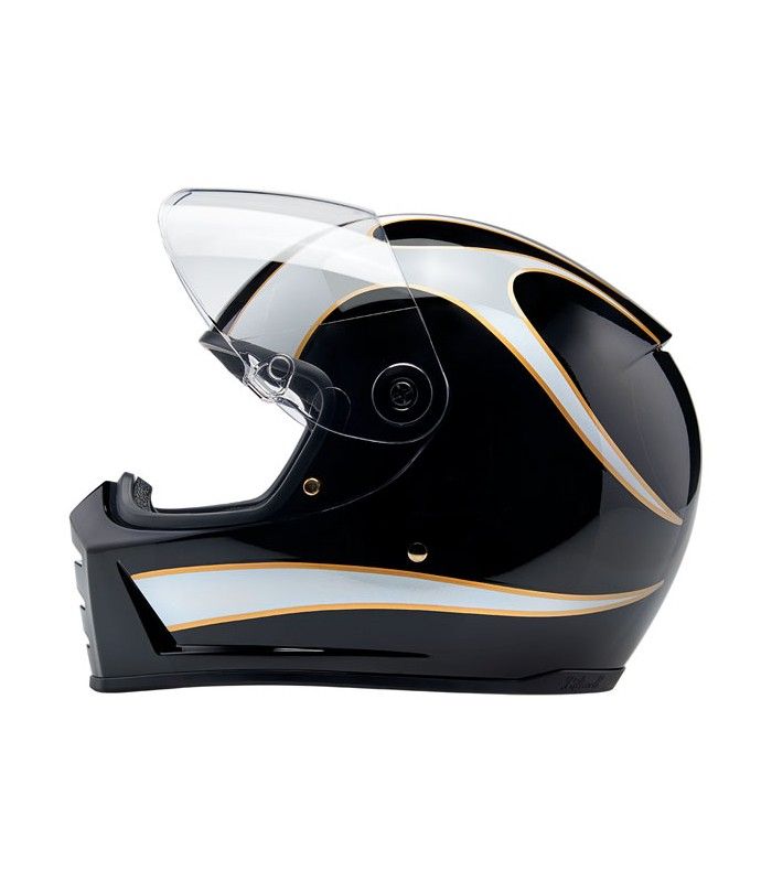 BILTWELL LANE SPLITTER GLOSS white flames
