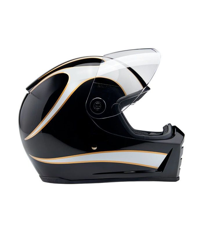 BILTWELL LANE SPLITTER GLOSS white flames