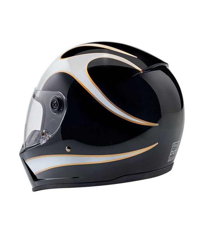 BILTWELL LANE SPLITTER GLOSS white flames
