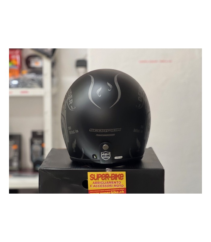 Casco jet Scorpion Belfast Evo Romeo nero opaco