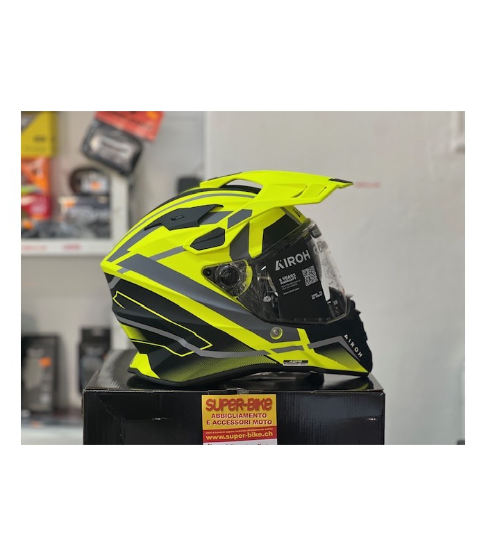 Casque Airoh Commander 2 Mavick jaune matt