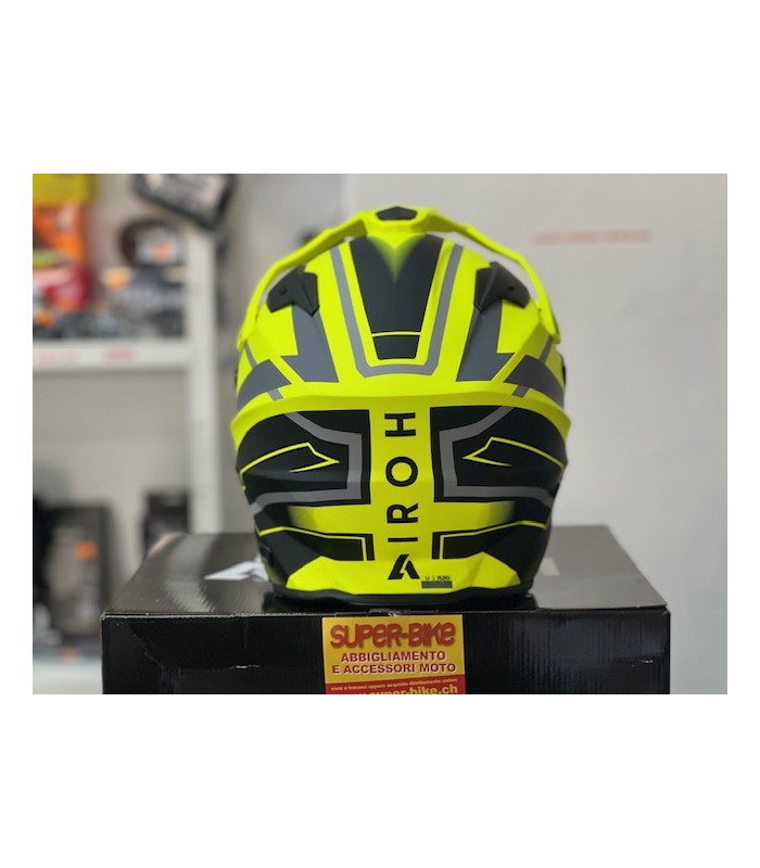 Casque Airoh Commander 2 Mavick jaune matt