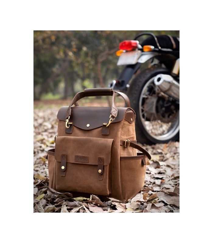 TRIP MACHINE OUTLANDER SADDLEBAG tobacco
