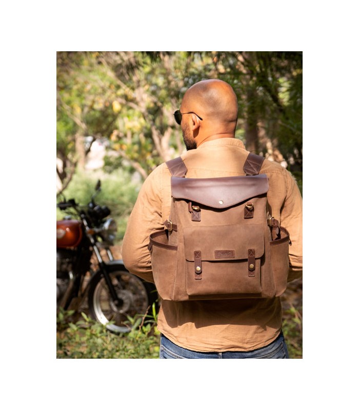 TRIP MACHINE OUTLANDER SADDLEBAG braun