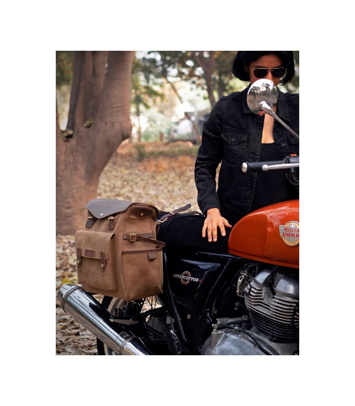 TRIP MACHINE OUTLANDER SADDLEBAG braun