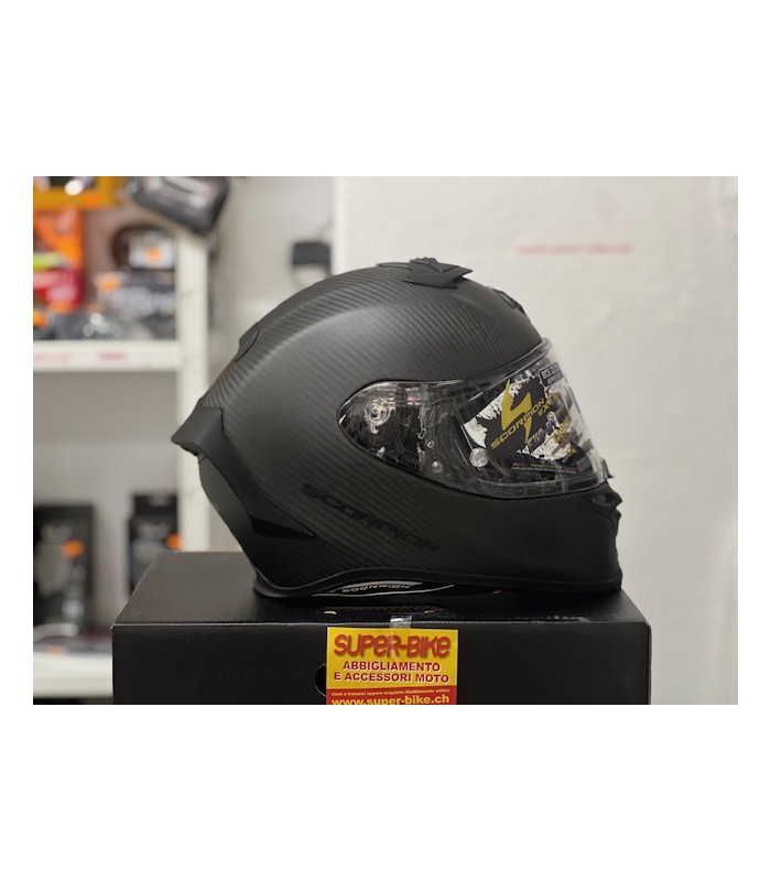 Scorpion Exo R1 Evo carbon air matt helmet
