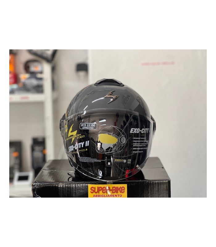 Casque jet Scorpion Exo City 2 gris nardo