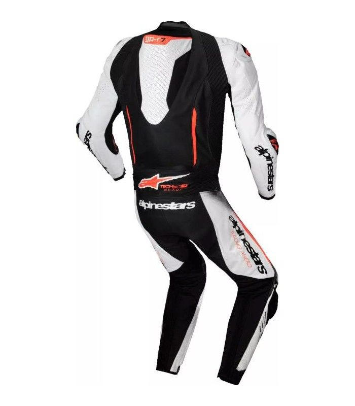 Tuta in pelle Alpinestars GP-R7 bianca