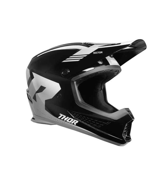 Motocross helm Thor Sector 2 Carve schwarz