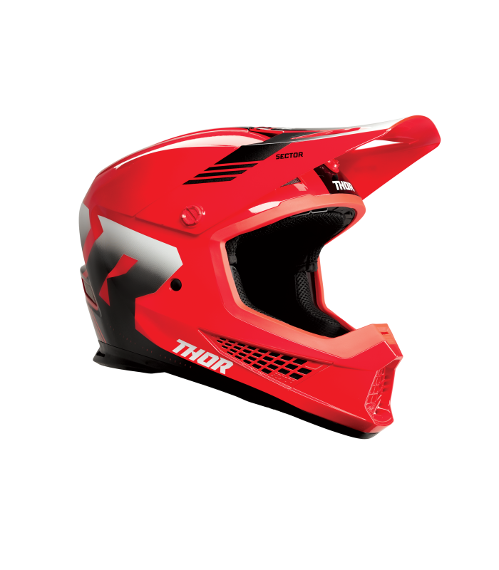 Motocross Thor Sector 2 Carver red helmet