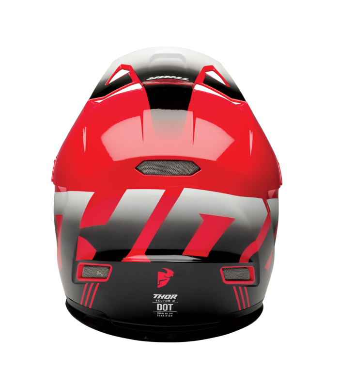 Motocross Thor Sector 2 Carver red helmet