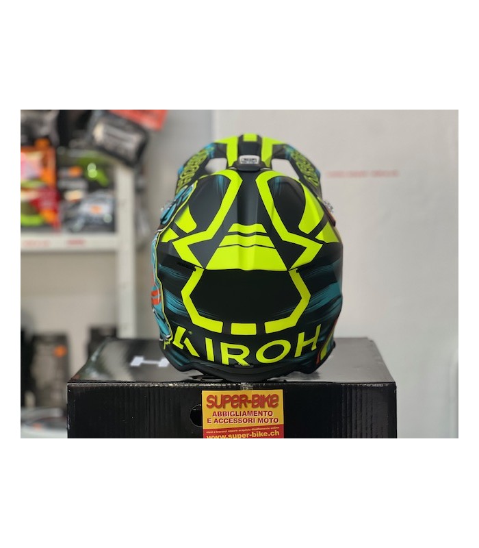 Airoh Wraaap Cyber giallo opaco