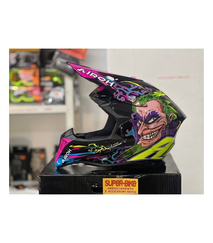 Casco cross Airoh Wraaap Music