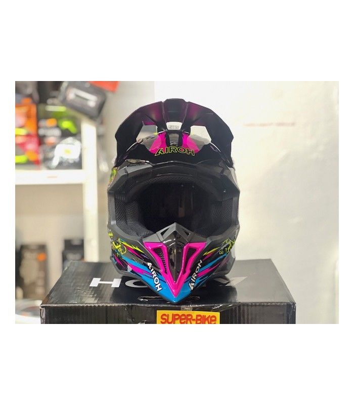 Casco cross Airoh Wraaap Music