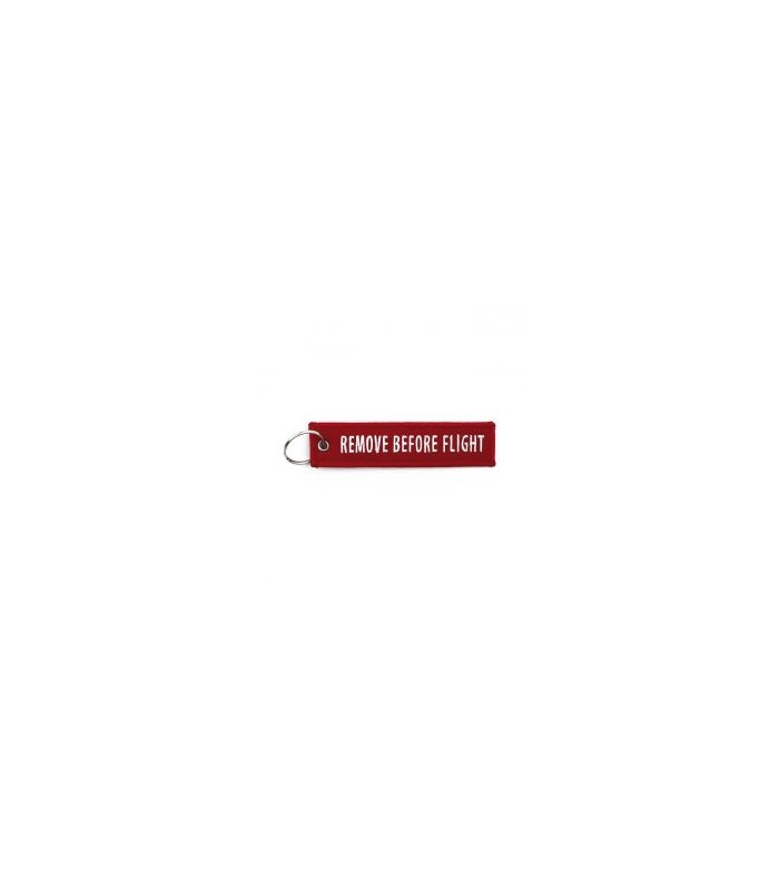 PORTE-CLÉS À RETIRER AVANT LE VOL ROUGE