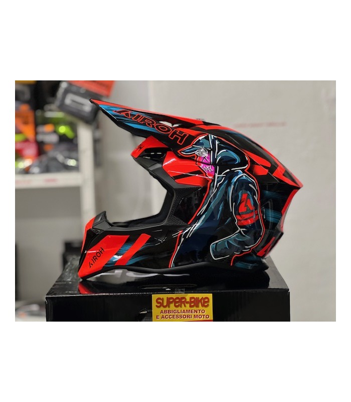 Airoh Wraaap Cyber orange