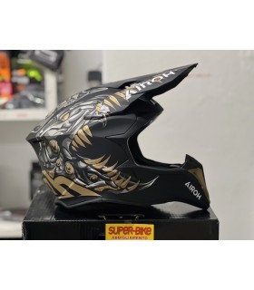 Casque cross Airoh Wraaap Cyborg matt