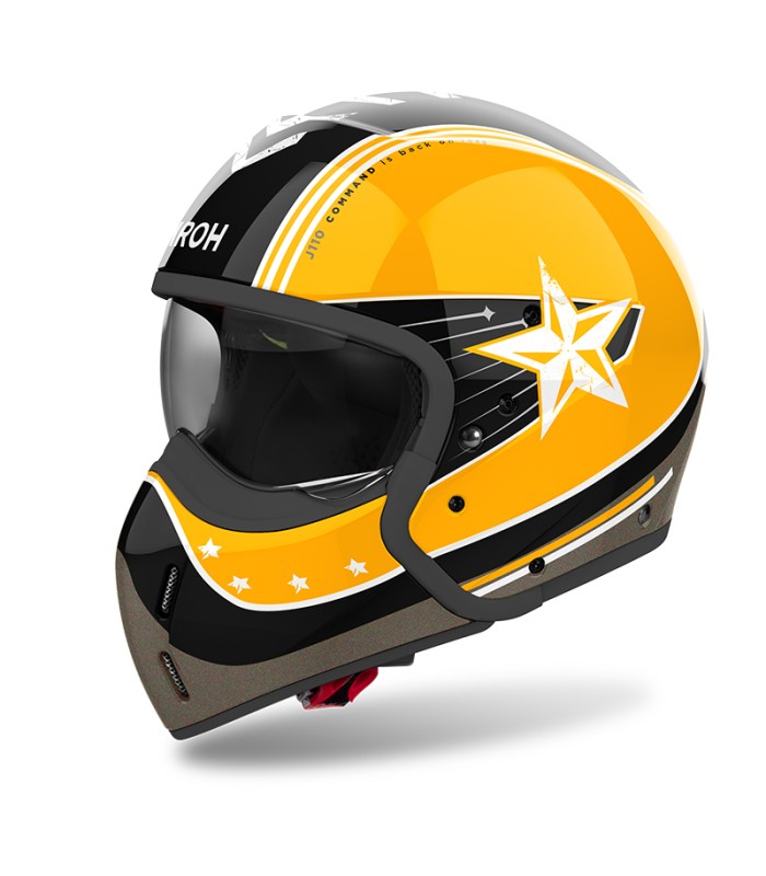 Casque Airoh J110 Command jaune