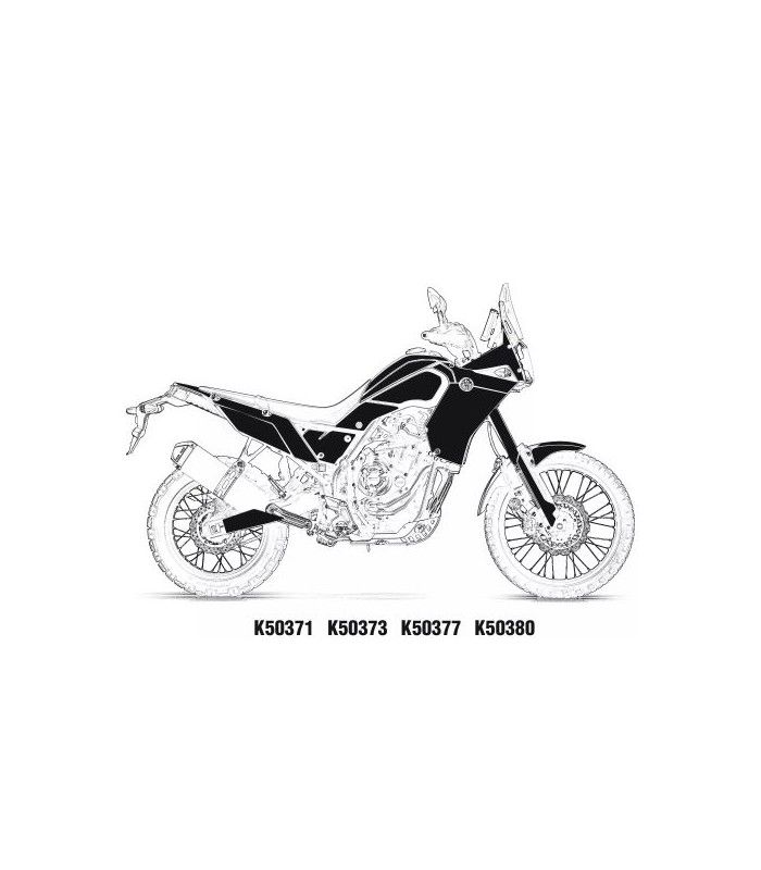 Uniracing decal kit Yamaha Tenere 700 60 HT rouge