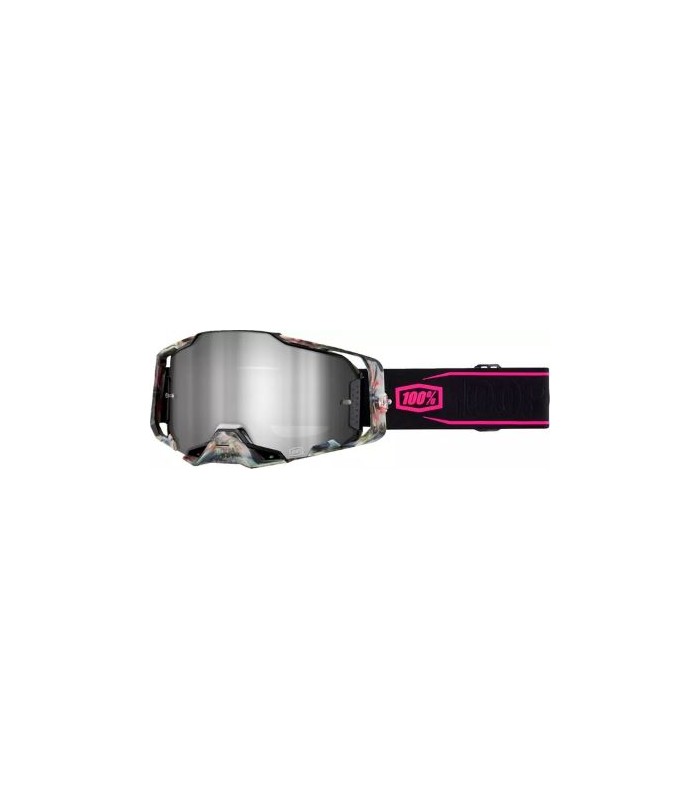 100% ARMEGA Sarcelle mirror silver goggles