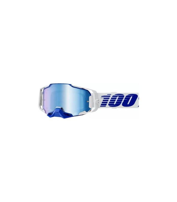 Lunettes 100% ARMEGA bleu mirroir