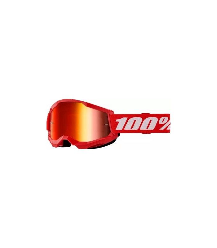 100% Strata 2 Red motocross goggles