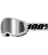 100% Strata 2 bianca specchio maschera motocross