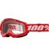 100% Strata 2 rossa maschera motocross