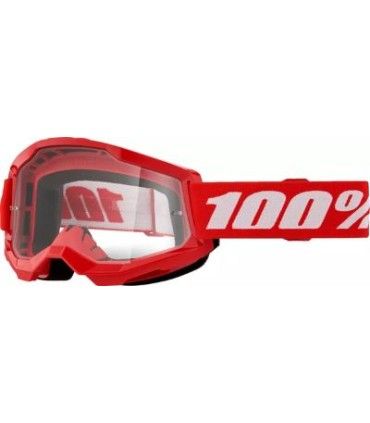 100% Strata 2 rossa maschera motocross