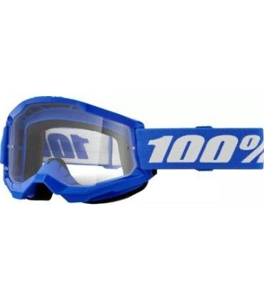 100% Strata 2 blu maschera motocross