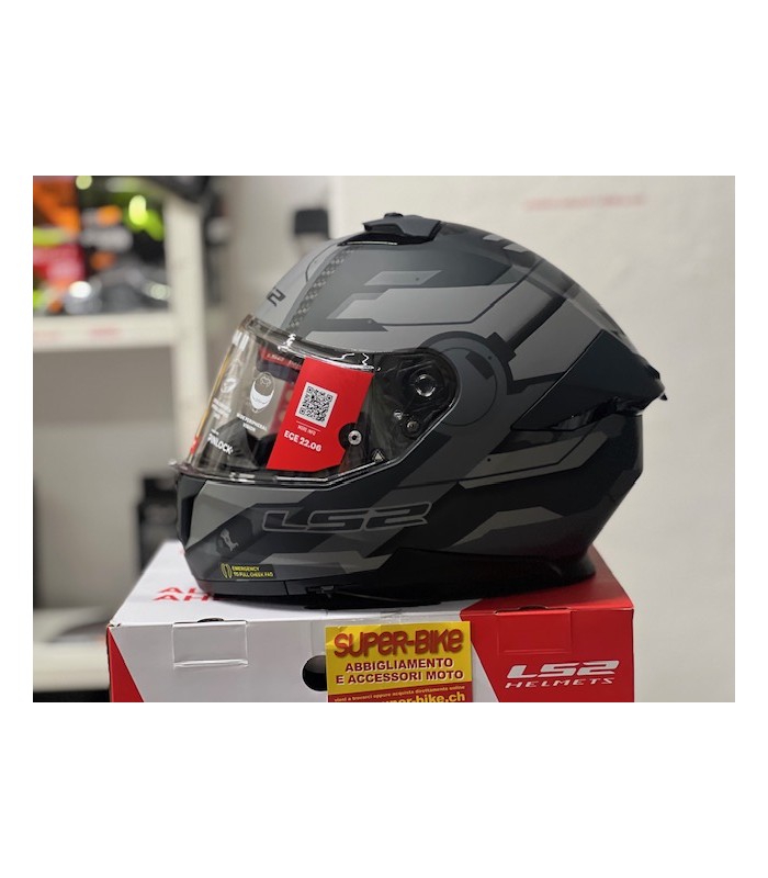 LS2 FF808 Stream 2 Shadow grey helmet