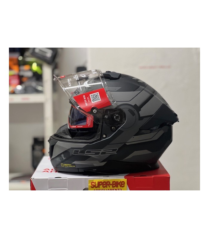 LS2 FF808 Stream 2 Shadow grey helmet