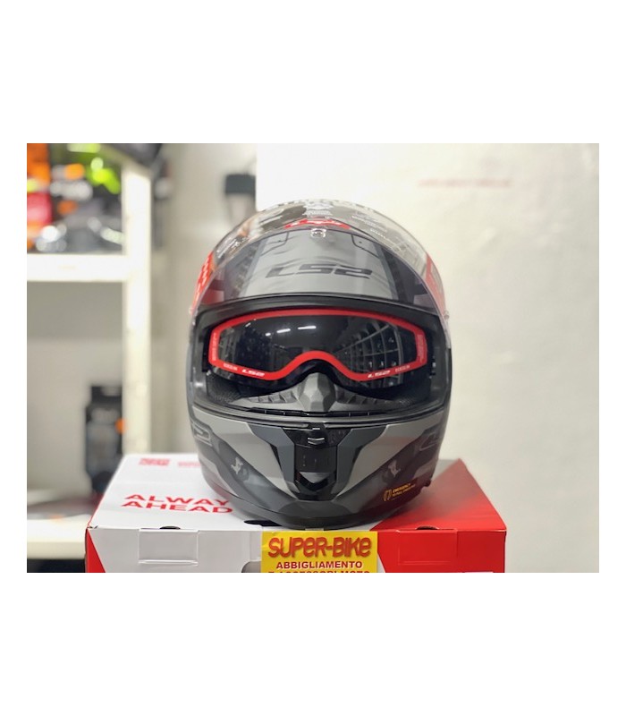 LS2 FF808 Stream 2 Shadow grey helmet
