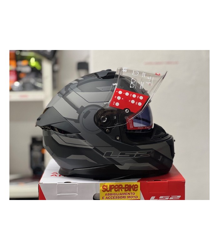 LS2 FF808 Stream 2 Shadow grey helmet