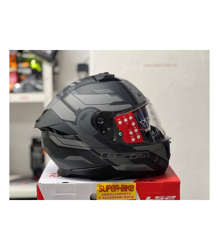 LS2 FF808 Stream 2 Shadow grey helmet