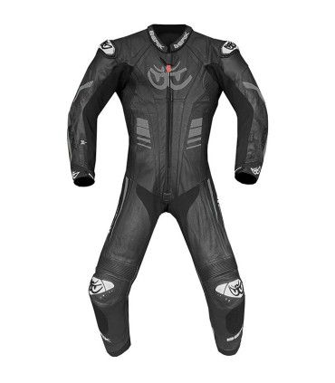 Motorrad lederkombi Berik Kangaroo schwarz