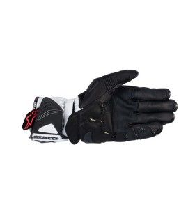 Alpinestars GP Pro R4 schwarz rennen handschuhe weiss