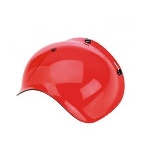 BILTWELL VISIERA TRE BOTTONI A BOLLA ANTIFOG ROSSO